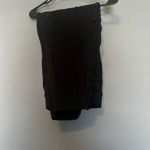 torrid Black Ruffle-Trim Leggings